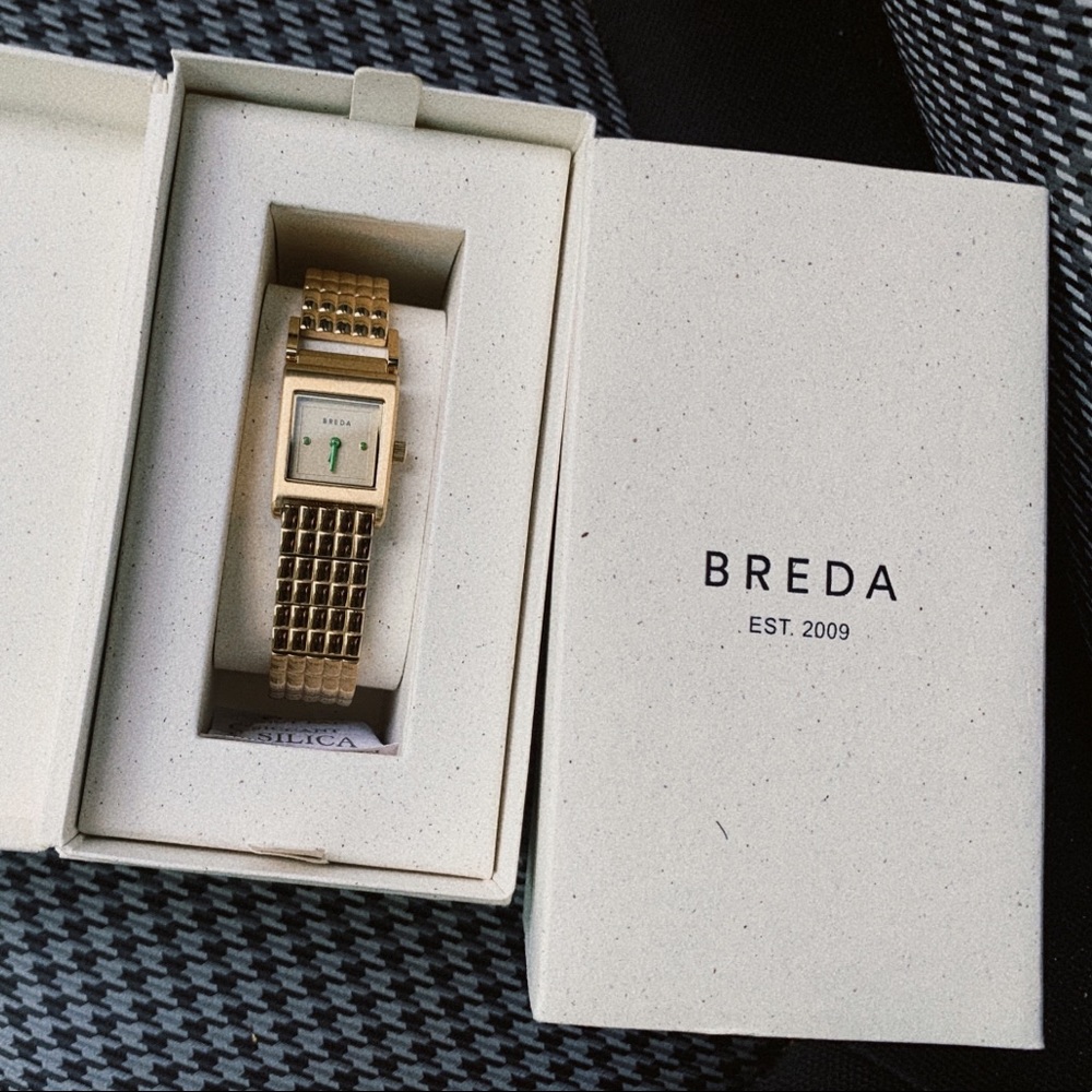 BREDA ‘Revel’ Watch (Gold/Gold/Champagne) NWT